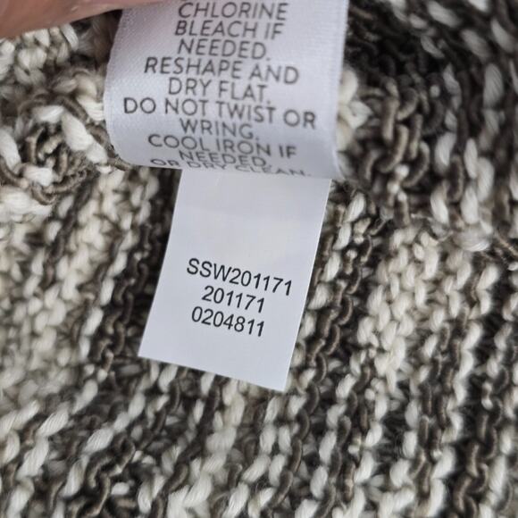 NWT Pure Jill Women’s‎ Open Front Cardigan Sweater XS Shale Cream 6761 - Picture 8 of 9